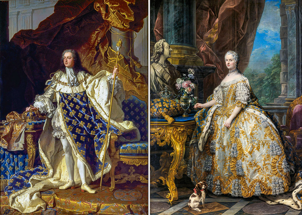 King Louis XV of France and Queen Marie Leszczyńska