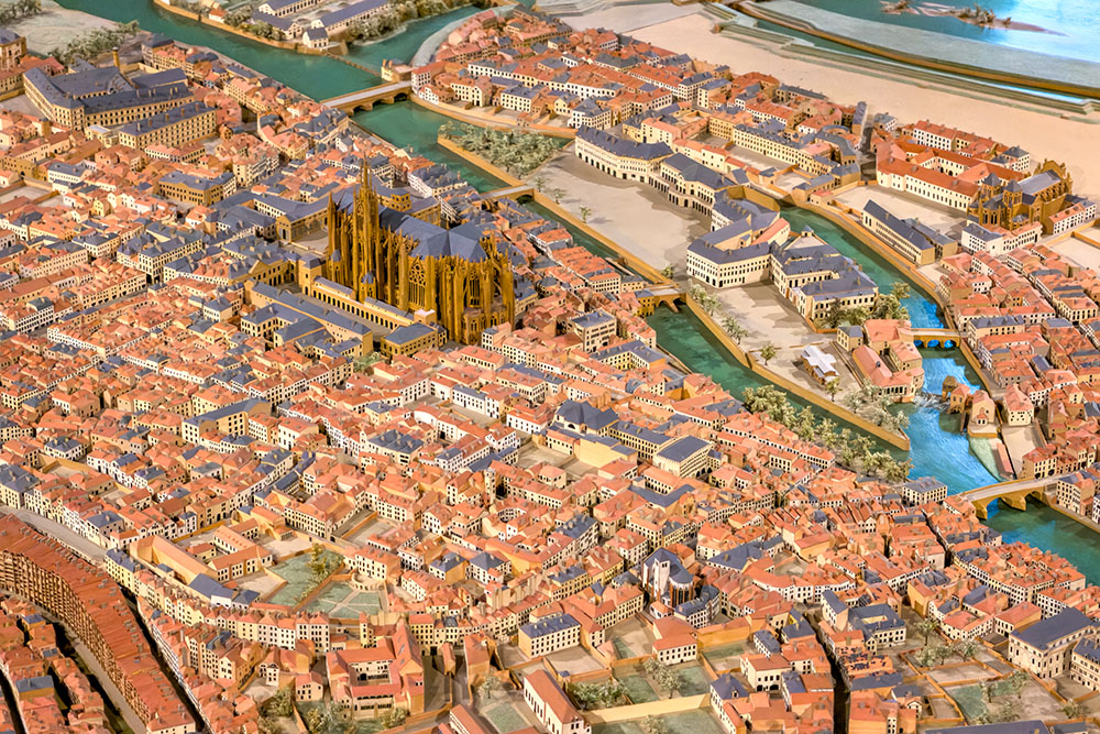 Relief map of Metz © French Moments