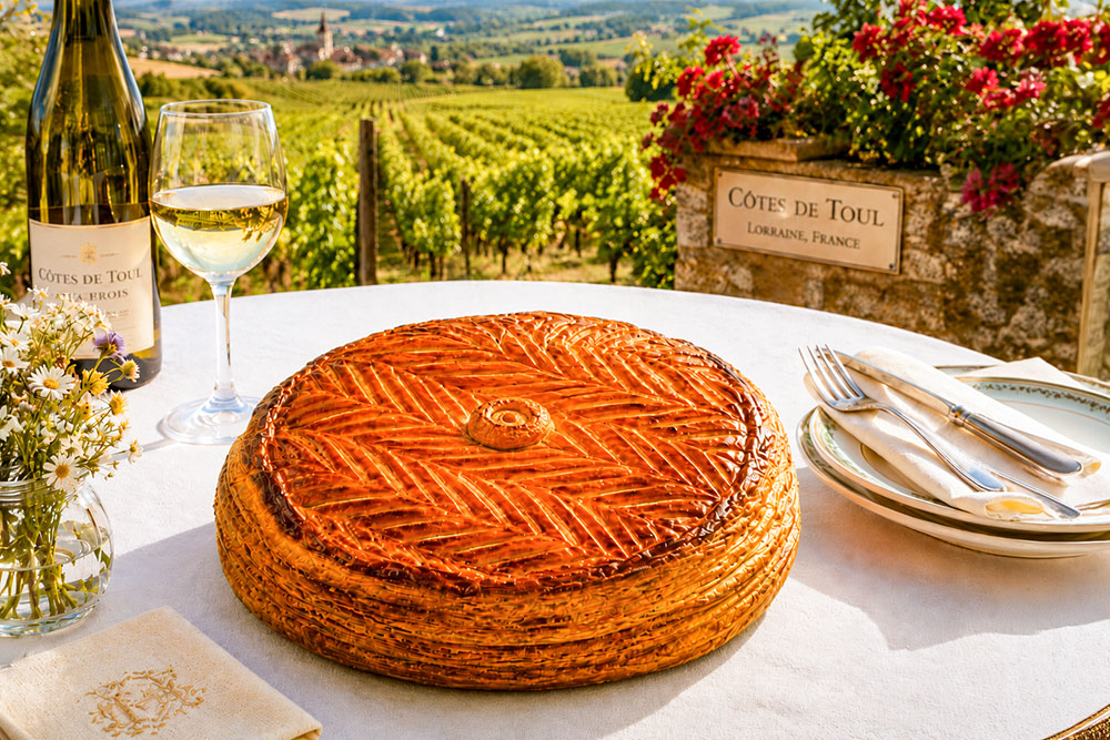 Tourte lorraine. Photo generated by OpenAI
