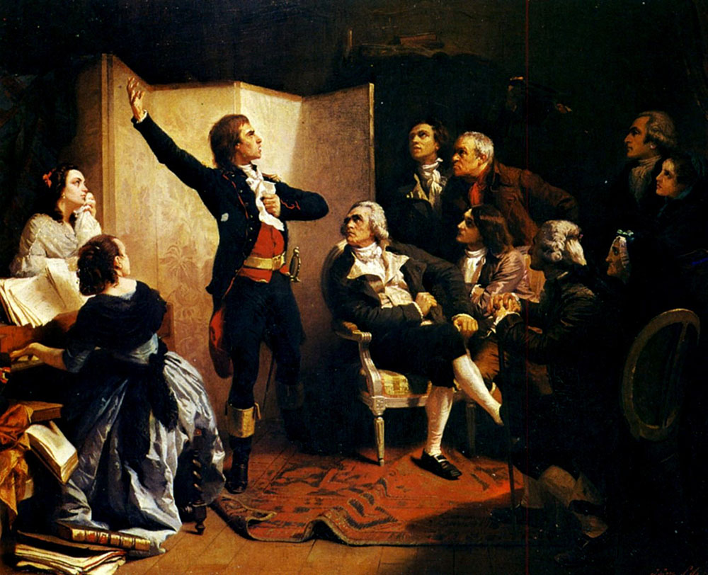 Rouget de Lisle singing La Marseillaise painting by Isidore Pils